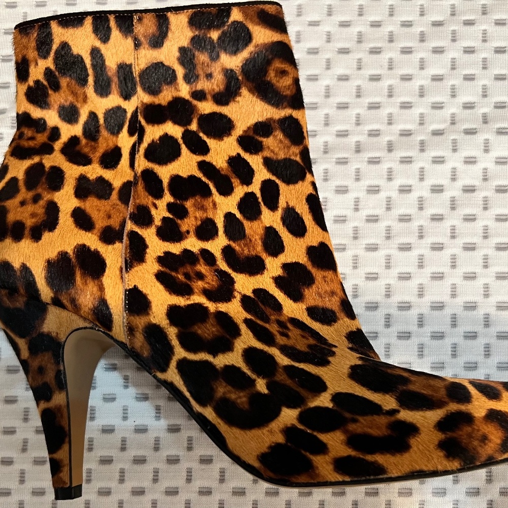 Vince Camuto Animal Print heeled boots